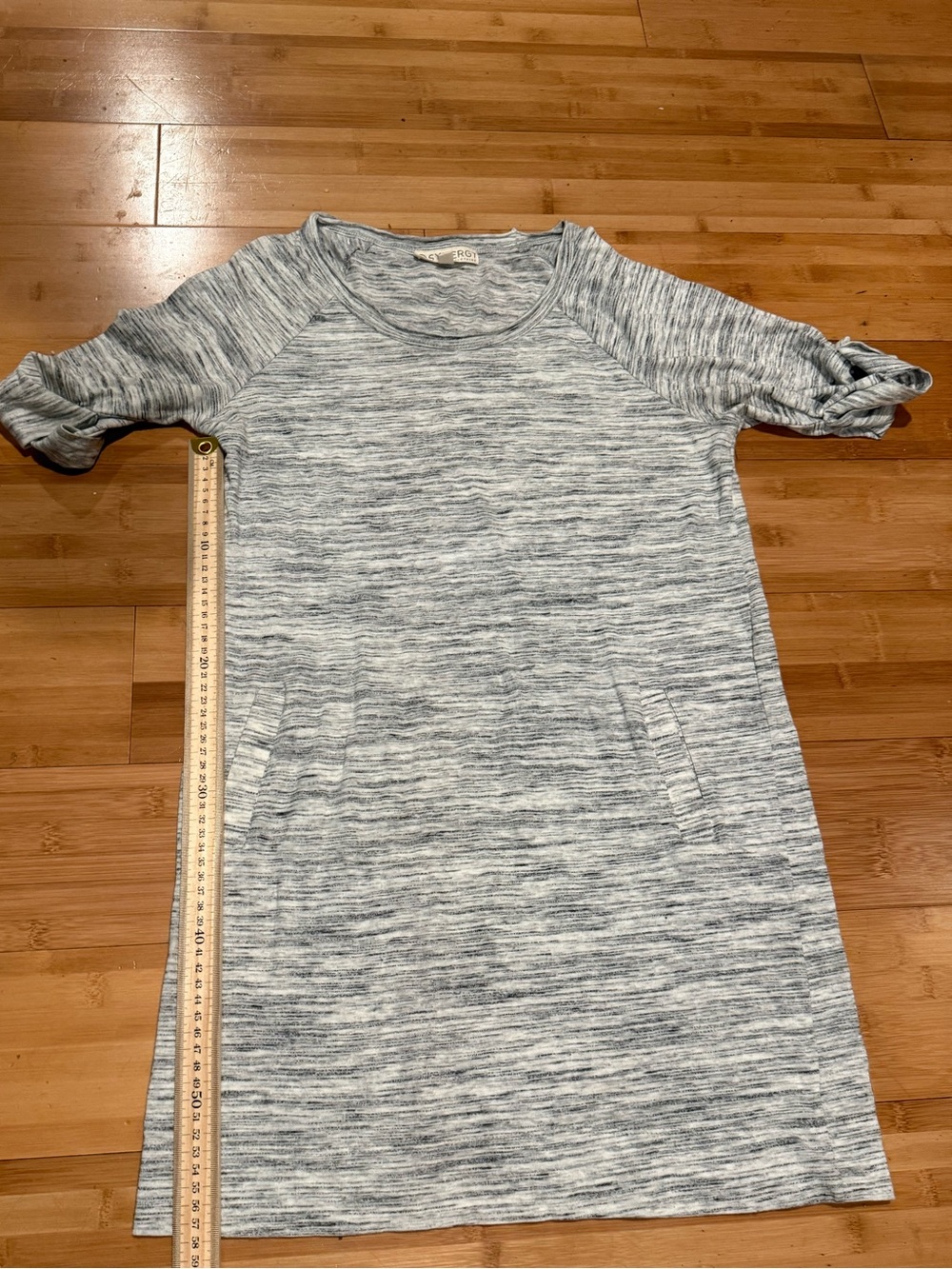 Synergy Organic Clothing Cotton Tunic with Pockets Space-dye Slow Size XS